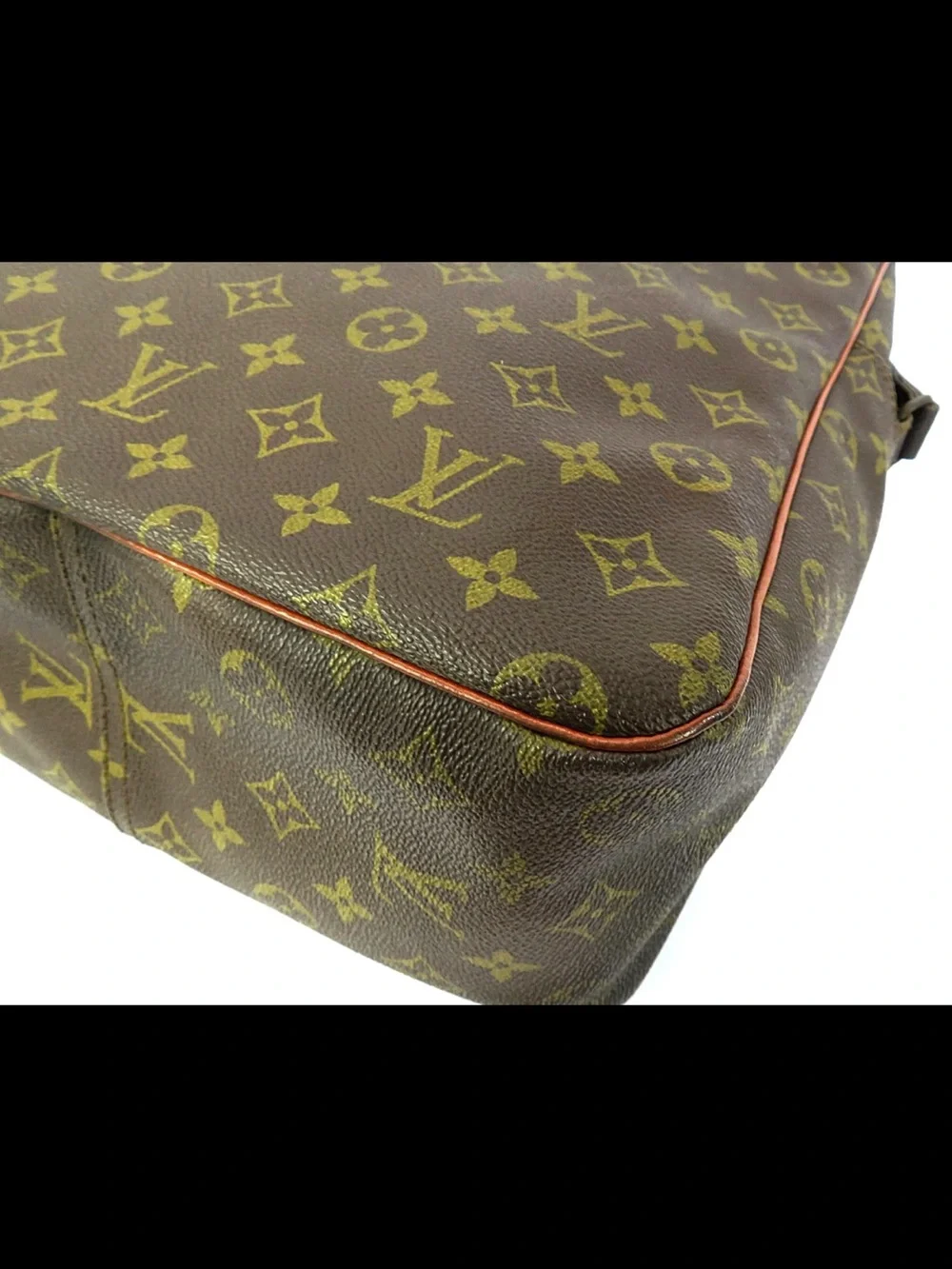 Louis Vuitton Monogram Canvas Messenger Bag in Brown and Gold